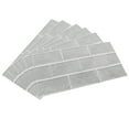 thumbnail image 4 of 6pcs Gray Tile Pattern Wall Decal Waterproof SelfAdhesive Wall Sticker for Home Kitchen, 4 of 14