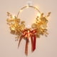thumbnail image 3 of Corona oriental tradicional con lazo rojo, decorativa, de hierro forjado, para ventana., 3 of 7