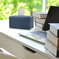 thumbnail image 3 of Funda para caja de pañuelos, dispensador de piel sintética minimalista moderno, fácil de rellenar con velcro, compatible con la mayoría de cajas de pañuelos planas, ideal para decoración y regalos,, 3 of 5