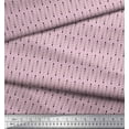 thumbnail image 2 of Soimoi Cotton Cambric Fabric Hand Drawn Line Shirting Print Fabric by The Yard 42 Inch Wide, 2 of 3
