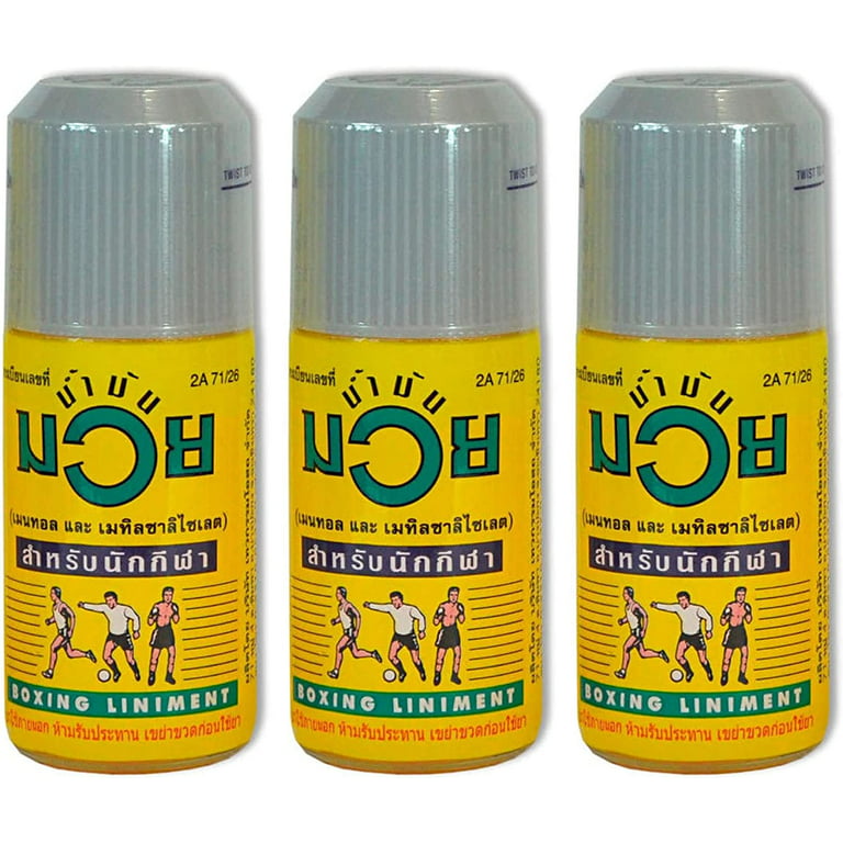 6x120ml Namman Muay Thai Boxing Liniment Message Oil Muscle Pain Relief  Relaxing - SiamTrade Synergy - Thailand Trader Company