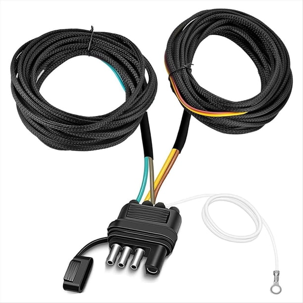 Kit de Arnés de Cableado para Remolque de 26 Pies, Arnés de Cableado para Remolque de 5 Cables y 4 , Arnés de Cableado para Remolque de , Conector de Remolque Plano