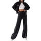 thumbnail image 3 of Conjunto Deportivo de Dos Piezas para Mujer, Ideal para Otoño Incluye Sudadera de Larga con Cremallera y Pantalón Negro M, 3 of 9