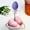 Purple, variant on JingChun 1Pc Glitter Easter Egg Plant Picks Foam Crafts Wooden Stake Decoration Cake Topper Sticks Garden Ornament, Assorted Colors