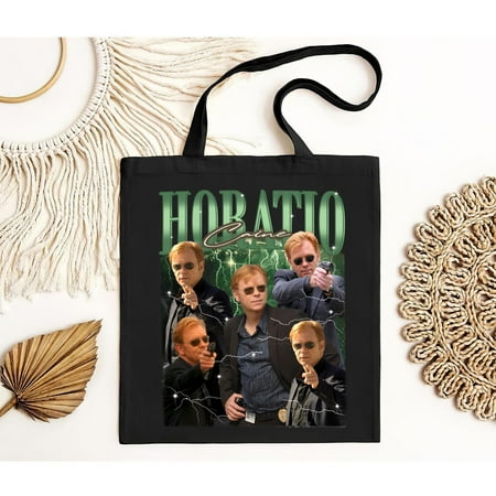 vintage HORATIO CAINE T-Bag - Horatio Fans Gift  Horatio Caine Vintage Bag  Horatio Caine Retro Bag  Long Sleeve Bag  Horatio Caine Bootleg Tote Bag Hoodie-TH41595