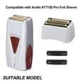 thumbnail image 3 of 2 Pack Pro Shaver Replacement Foil Compatible with andis 17150 Shaver" Golden, 3 of 5