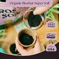 thumbnail image 2 of Seedling Seed Starter Soil - Peat-Free Organic Potting Mix for Seeds, Cuttings, Microgreens- w/Worm Castings, Root-Boosting Biochar, Less Prone to Gnats, for Germination, Propagation - 4qt, 2 of 3