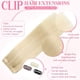 thumbnail image 3 of Extensiones de cabello humano real Gampacy con clip, 40 cm, 3 of 8