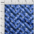 thumbnail image 2 of oneOone Polyester Spandex Medium Blue Fabric Abstract Fabric For Sewing Printed Craft Fabric By The Yard 56 Inch Wide, 2 of 5