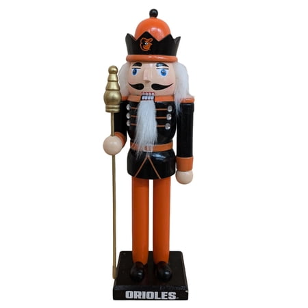 Baltimore Orioles 12 Wooden Nutcracker Statue