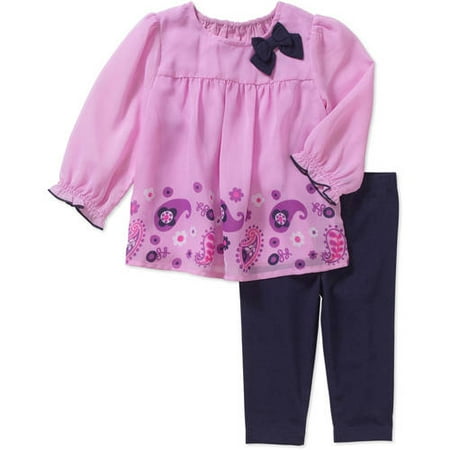 Healthtex Newborn Baby Girl Chiffon Tuni