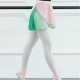 thumbnail image 3 of Kaerm Women Gradient Asymmetric Chiffon Ballet Wrap Skirt Dance Gymnastics Tutu Mini Skirt Type F OneSize, 3 of 3