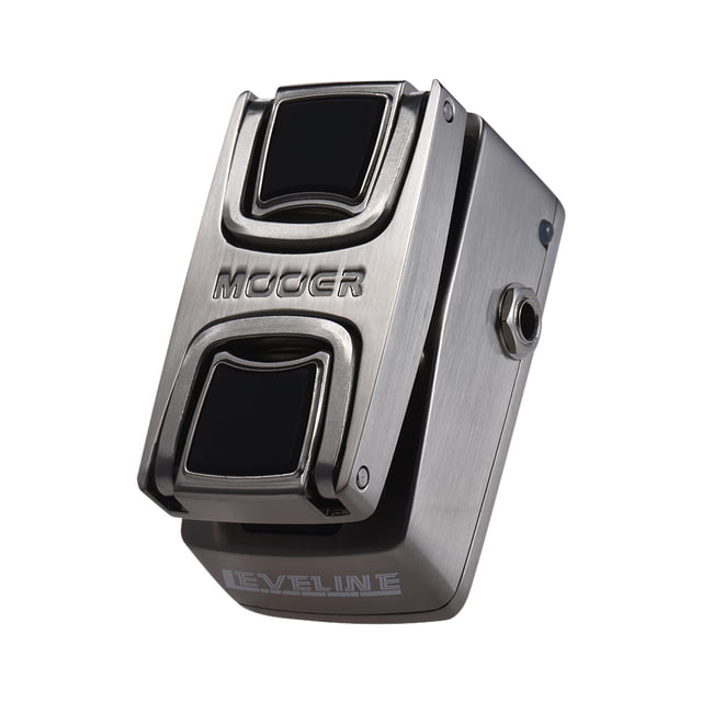 MOOER MOOER Leveline Professional Volume Pedal with High-Quality Components for Guitar and Bass, True Bypass Design, Full Metal Shell, Extendable Metal Rings, LED Indicators, Dynamic Range Control