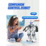 RC Robot Toys for Kids,Large Programmable Remote Control Smart Walking Dancing Robot Toy Gift with Gesture & Sensing for Age 6 7 8 9 10 Year Old Boys for Birthday Gift Present