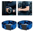 thumbnail image 1 of Bandas de oclusión Bandas de resistencia Correas ajustables Bandas de brazo de entrenamiento de fuerza para gimnasio Fitness Culturismo Entrenamiento Azul Macarena Brazaletes, 1 of 8