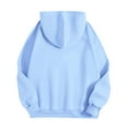 thumbnail image 4 of Womens Christmas Tree Sweatshirt Christmas Funny Holiday Xmas Hoodies Light Blue XXL, 4 of 4