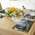 thumbnail image 4 of Ambesonne Green Place Mats Set of 4, Mountain Road Landscape, Standard Size, Green, 4 of 6