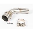 thumbnail image 2 of Motorcycle Exhaust For YZF R25 R3 MT03 51mm Silencer Slip On Link Pipe (Color: 1), 2 of 2