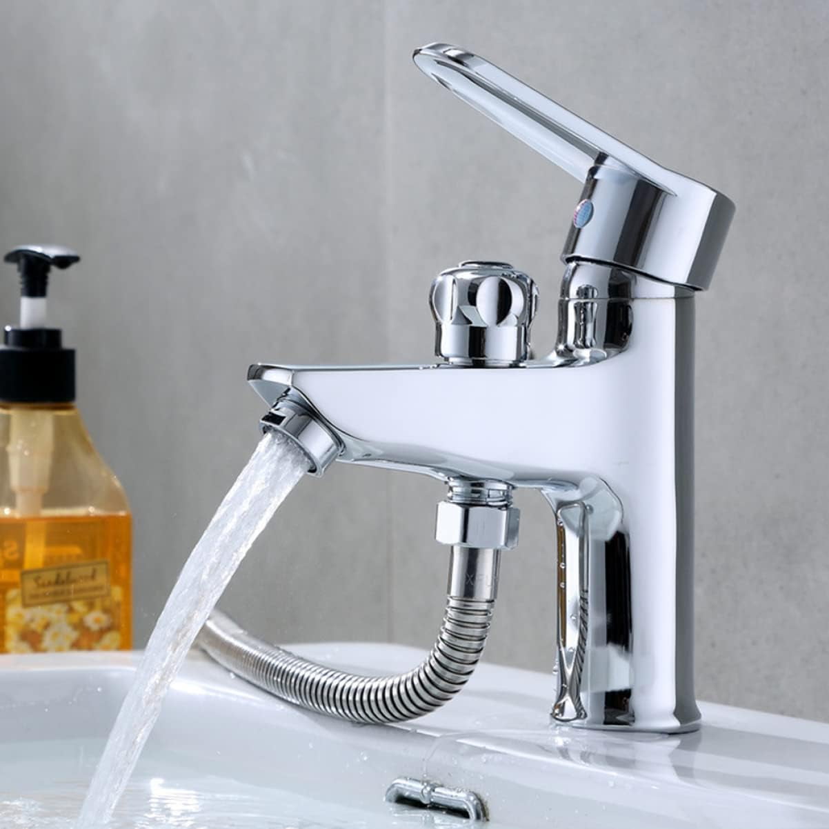 Shower Faucet Bathtub Faucets Cold Dual- Tap Practical for Hotel Water Hot Bathroom Home Convenient Faucet Kitchen Restaurant Sink Laundry Household Outdoor Spigot Bathtub Faucet