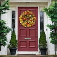 thumbnail image 7 of Prettyui Eucalyptus Wreath,14" Autumn Wreath Front Door Outside Outdoor Indoor,Artificial Colorful Eucalyptus Wreath Framhouse,Fall Wreath Flower Garland Backdrop, 7 of 7