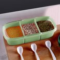 thumbnail image 4 of Almacenamiento y organización de la cocina, caja de condimentos de plástico abatible, frasco, botella, juego de caja de condimentos, juego combinado para el hogar, frasco con cuchara, suministros de c, 4 of 6