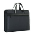 thumbnail image 2 of Boovnll File Bag Handheld Information Bag Business Zip File Bag Large Capacity Briefcase, Home Decor, Room Decor, Living Room Decor, 2 of 6