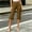 Khaki, variant on LIaqionyy Womens Cargo Capris Pants Hiking Casual Solid Color Fashion Capri Trousers Cropped Pant with Pocket