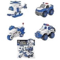 thumbnail image 3 of Disassembly car toy 4pcs sanitation car engineering puzzle set DIY screw screw removable assembly, 3 of 5