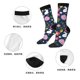 thumbnail image 5 of Balery Floral Rabbit Calcetas Largas con Estampado para Hombre y Mujer – Suaves y Transpirables, Talla Única (US 5-11), 5 of 6