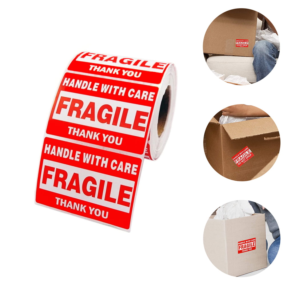 High Quality Care Shipping Packing Tape Fragile Warning Sticker Box Sealing 
