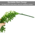 thumbnail image 5 of LAVA 2 Pcs Artificial Hanging Plants Fake Succulents String of Pearls Fake Hanging Basketplant for Home Kitchen Office Garden Wedding Decor, 30.7 inch, 5 of 10