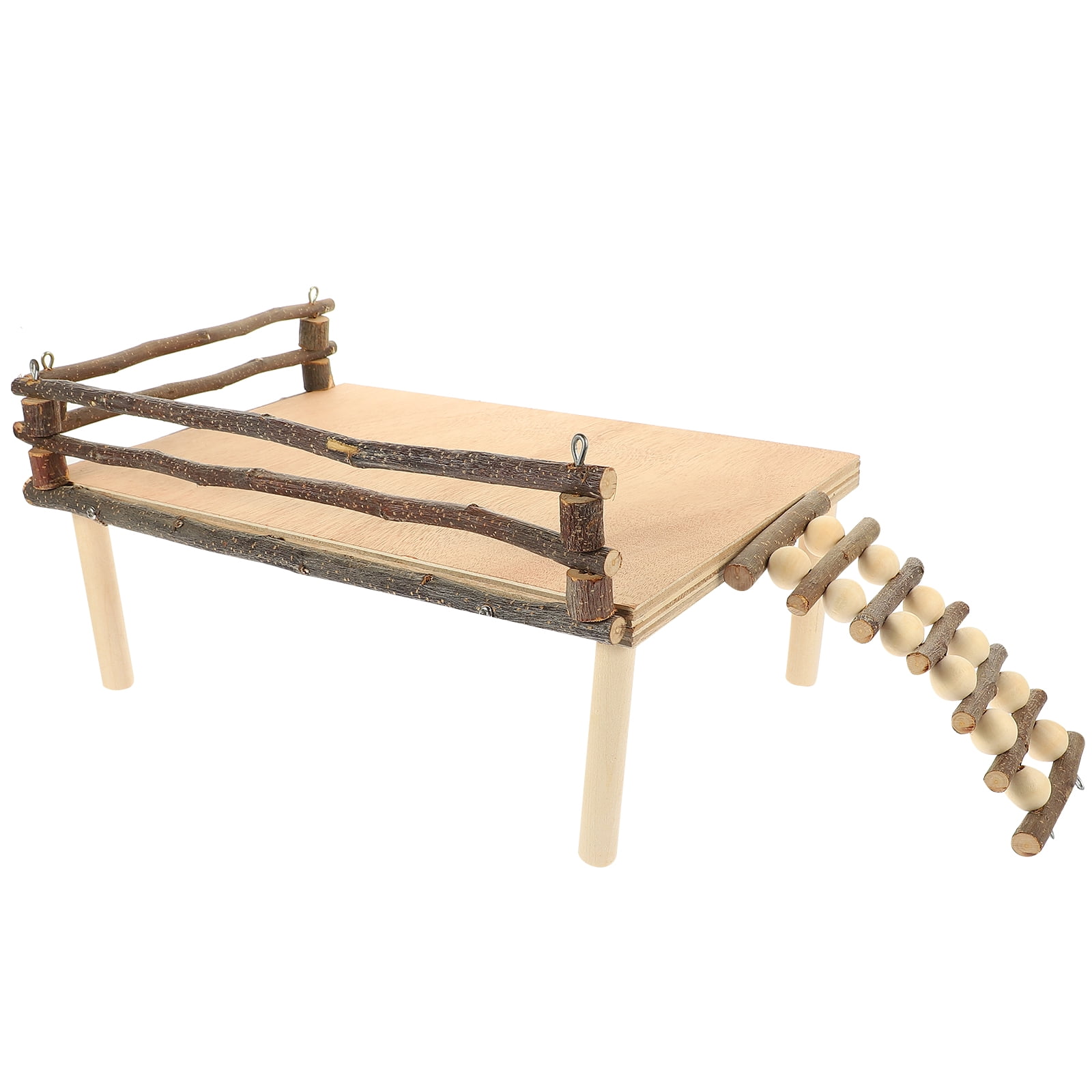 Sipeihong Wooden Hamster Platform Hamster Climbing Platform Guinea Pig Platform Small Pets Ladder Toy