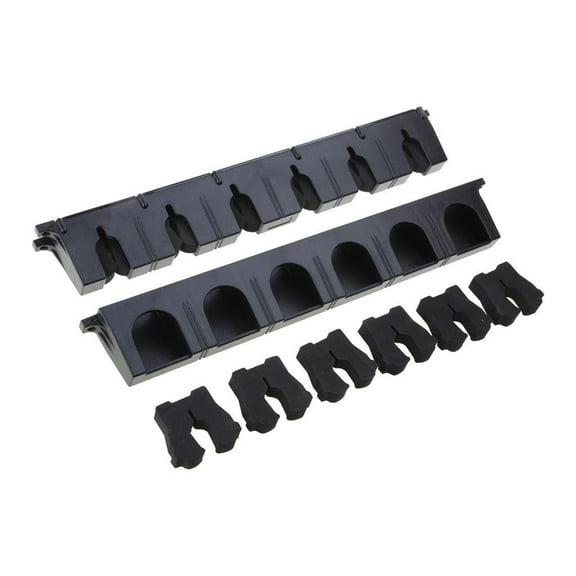 Necvior Wall-mounted ABS Fishing Rod Display Rack Fixed Base Support Storage Holder Collection Stand