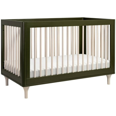 Babyletto Lolly 3 In 1 Convertible Crib Olive And Washed Natural Babyletto Lolly 3 In 1 Convertible Crib Olive And Washed Natural
