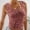 Rose Gold, variant on Womens Tanks Womens Square Neck Ribbed Tank Tops Sleeveless Crop Tops Summer Clothes Platform Competitor Women's Square Neck Wide Strap Crop Tank Tops Slim Fit Rose Gold M