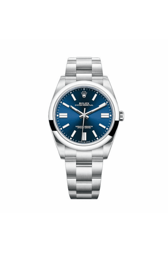 Pre-Owned Rolex Oyster Perpetual 124300 41MM Blue Dial With Stainless Steel Oyster Bracelet