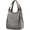 Grey, variant on CoCopeaunts Hobo Tote Bag for Women Soft Canvas Shoulder Bag Large Capacity Handbag Top Handle Satchel Casual Purse