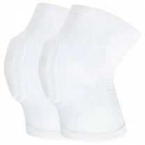 TELOLY Elbow Protector, 1 Pair Arm Brace Support Fitness Arm Knee Protector, Breathable Anti-Collision Sponge Elbow Protection Pads for Basketball Football Tandem Elbow Pads Volleyball White