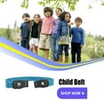 thumbnail image 5 of Sonducket Cinturón sin hebilla Suministros de armario para niños Niñas a cuadros morados y negros Cinturones azul claro Sonducket AP008680-26, 5 of 5