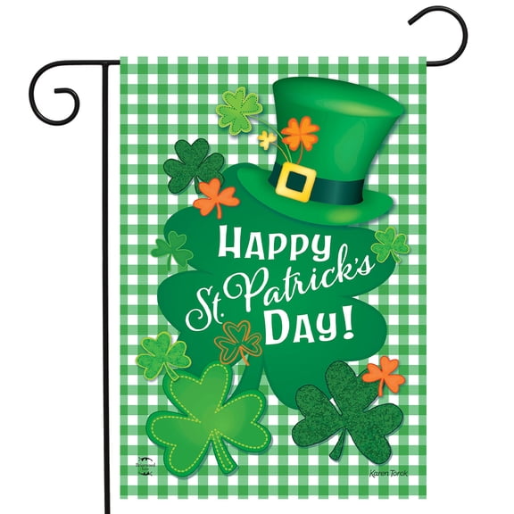 Briarwood Lane Garden Flag 12x18 For Outdoor Celebrate St. Patrick's Day For St. Patrick's Day Garden Flag Flags For Outside