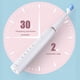 thumbnail image 4 of Cepillo de dientes eléctrico recargable con 5 modos y temporizador: 2 cabezas de cepillo, cepillo de dientes USB para viajar y eléctrico para adultos, impermeable IPX7, 4 of 8