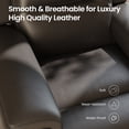 thumbnail image 6 of COLAMY Electric Power Recliner Chair with Triple Motor, Adjustable Power Headrest and Lumbar Support, Heavy Duty Home Theater Seating with LED, USB Type-C Ports, Storage, Black, 6 of 12