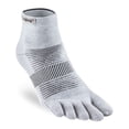 thumbnail image 2 of Injinji Unisex Run Lightweight Mini‑Crew Toe Socks, Gray, Medium, 2 of 4