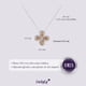 thumbnail image 5 of Collar para Mujer de Plata .925 con Zirconia Cúbica, LuckyLy Cadena y Dije Floral Brillante – Joyería Ideal como Regalos para Mamá y Regalos para Mujer Navidad y Cumpleaños, Modelo Aina beige, 5 of 6