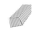 thumbnail image 4 of INSPIRE CHIC Unisex Pre-tied Colorful Cute Pattern Elastic Neck Short Ties for School Uniforms Black-Dots on White One Size, 4 of 5