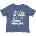 thumbnail image 3 of Inktastic Happy Birthday to the Sweetest Mama in the World Girls Toddler T-Shirt, 3 of 5