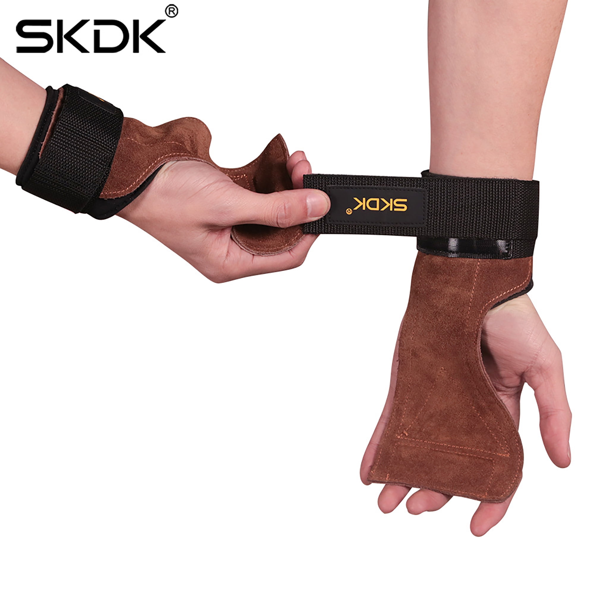 Details about   Weight Lifting Grips Training Gym Hand Straps Gloves Wrist Support Bar Wrap 