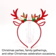 thumbnail image 3 of Christmas Party Accessories Elk Horn Headband Seasonal Festival Props Hairband Family Gathering Christmas Headpiece, 3 of 8