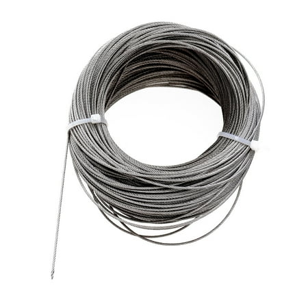 

304 Stainless Steel Long Roll of 50 Meters Hard Sturdy Steel Wire Rope
