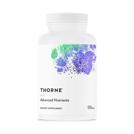 THORNE - Advanced Nutrients - Multivitamin and Mineral Supplement with Nicotinamide Riboside Hydrogen Malate - Foundational Support, Healthy Aging and Eye Health* - 240 Capsules - 30 Servings
